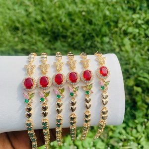 Half stone bracelet 011