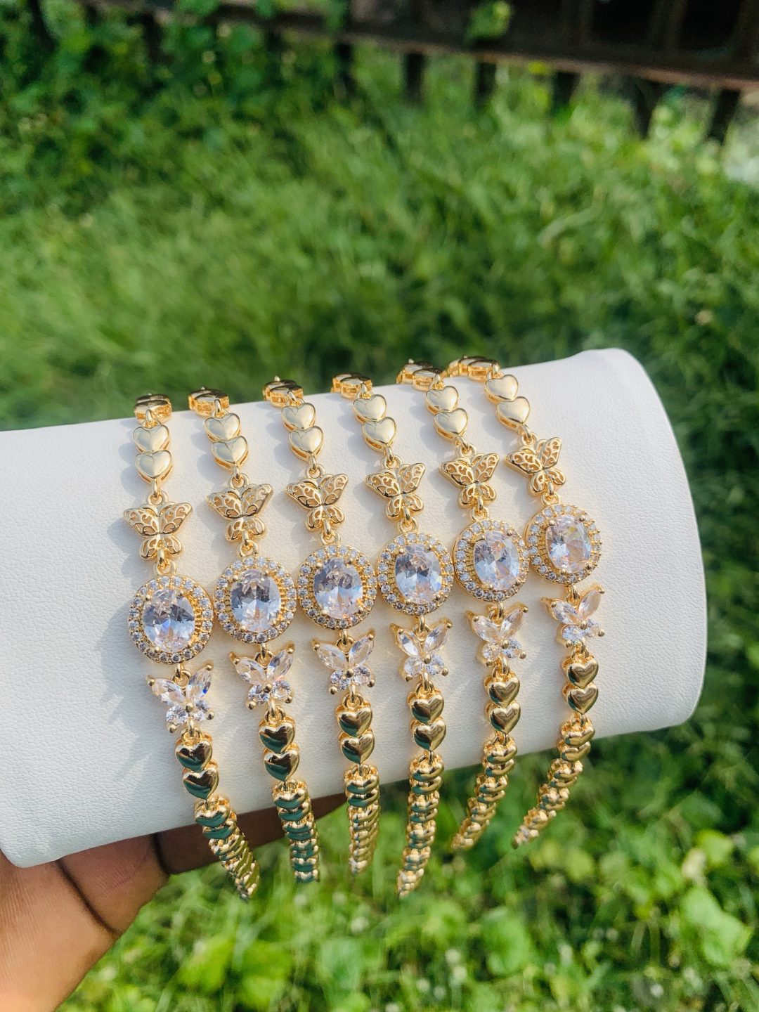 Half stone bracelet 012 - Image 2