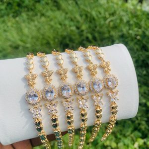 Half stone bracelet 012