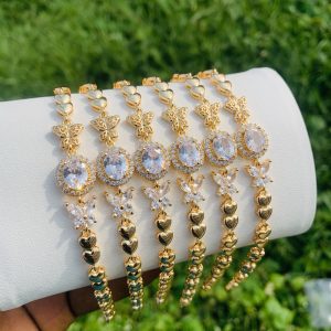 Half stone bracelet 012
