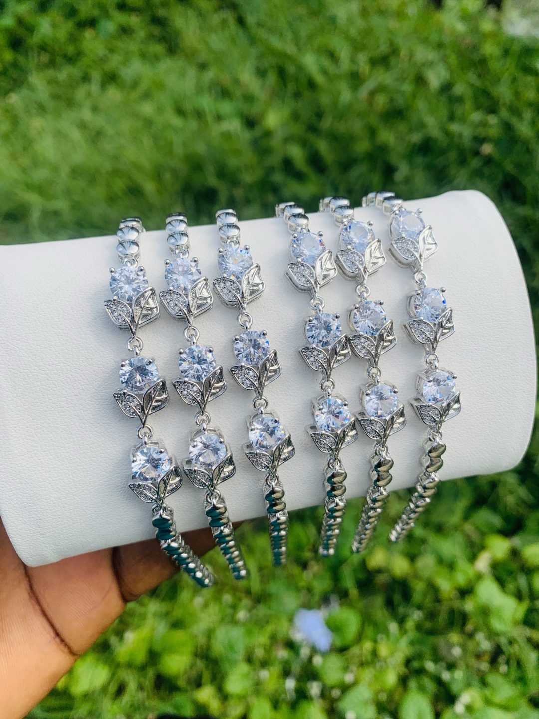Half stone bracelet 013
