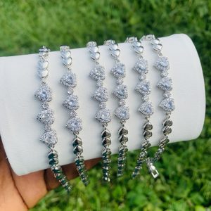 Half stone bracelet 014
