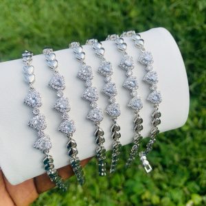 Half stone bracelet 014