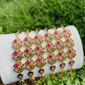 Half stone bracelet 015
