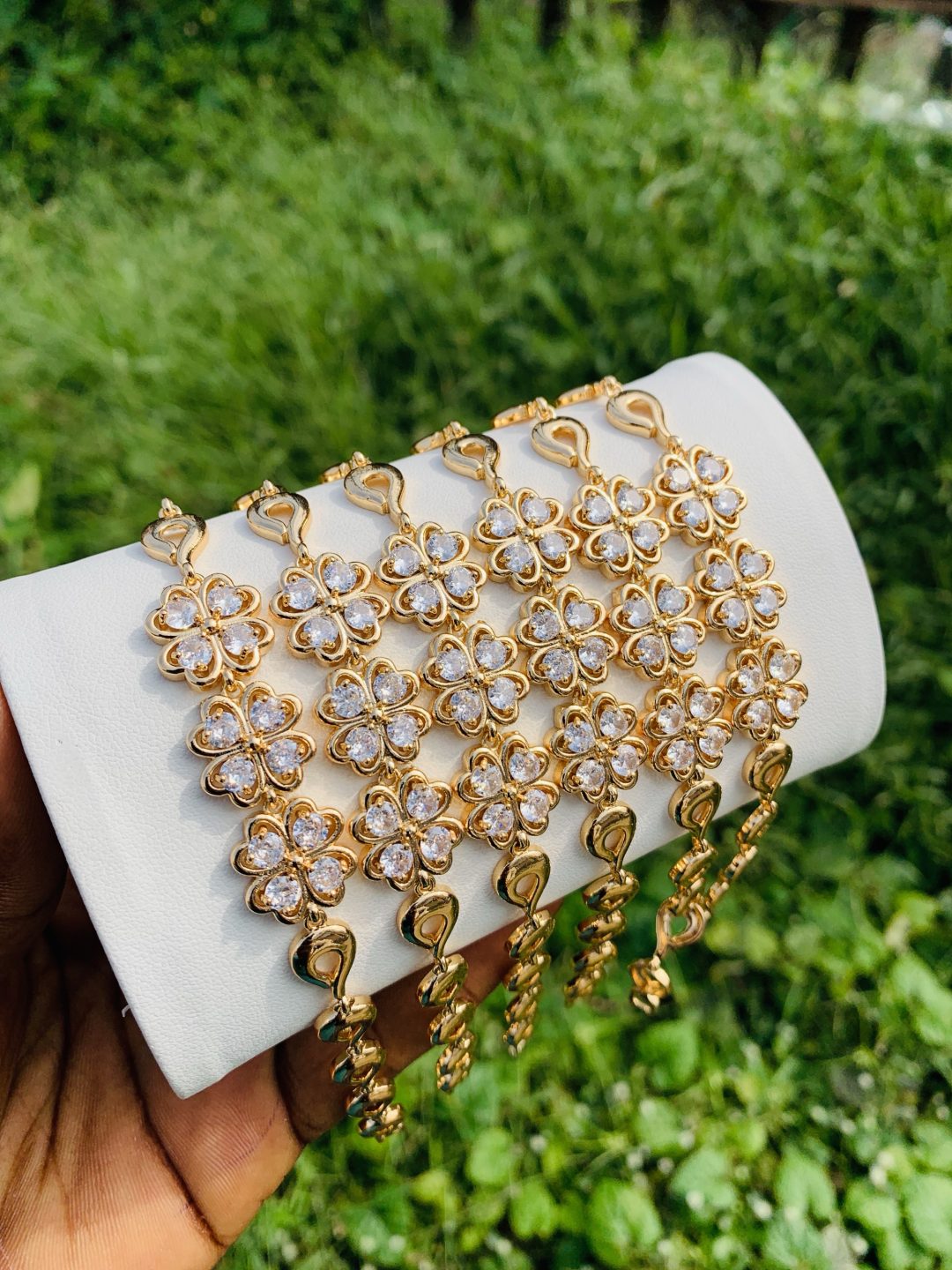 Half stone bracelet 016 - Image 2