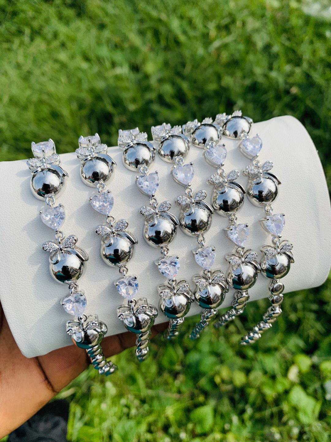 Half stone bracelet 018 - Image 2