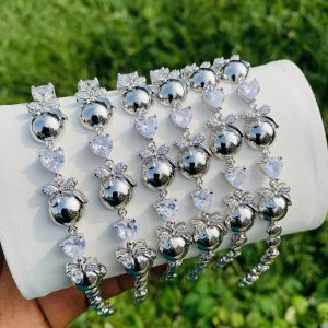 Half stone bracelet 018