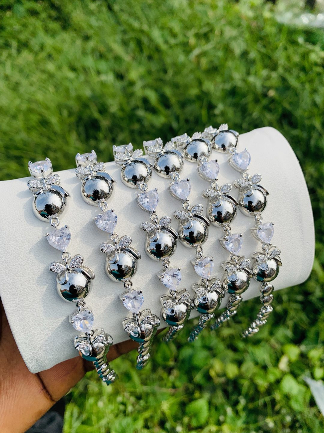 Half stone bracelet 018