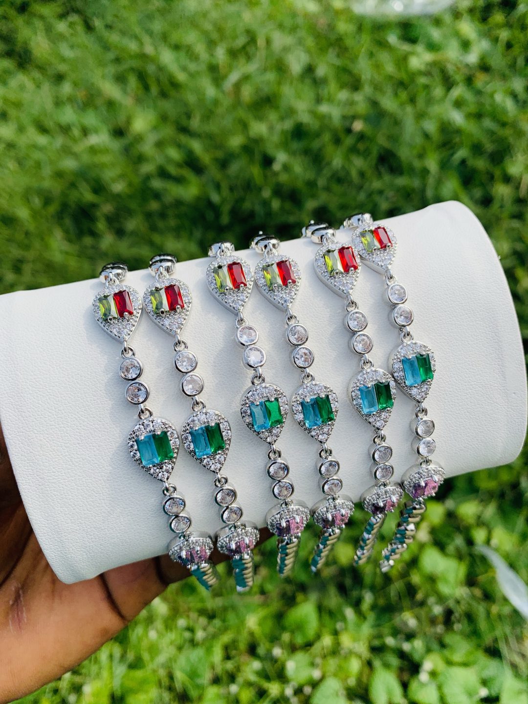 Half stone bracelet 019 - Image 2