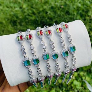 Half stone bracelet 019