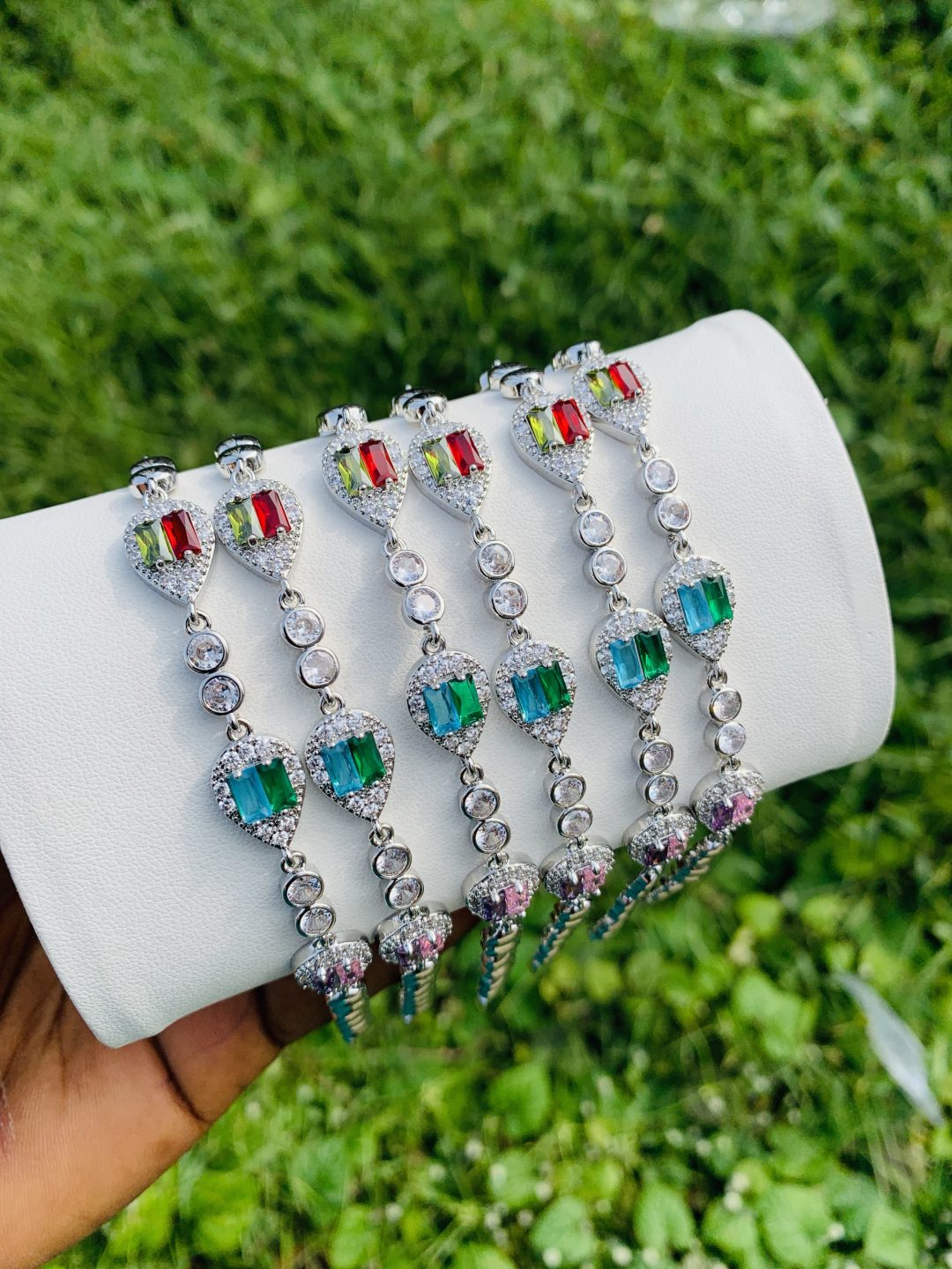Half stone bracelet 019