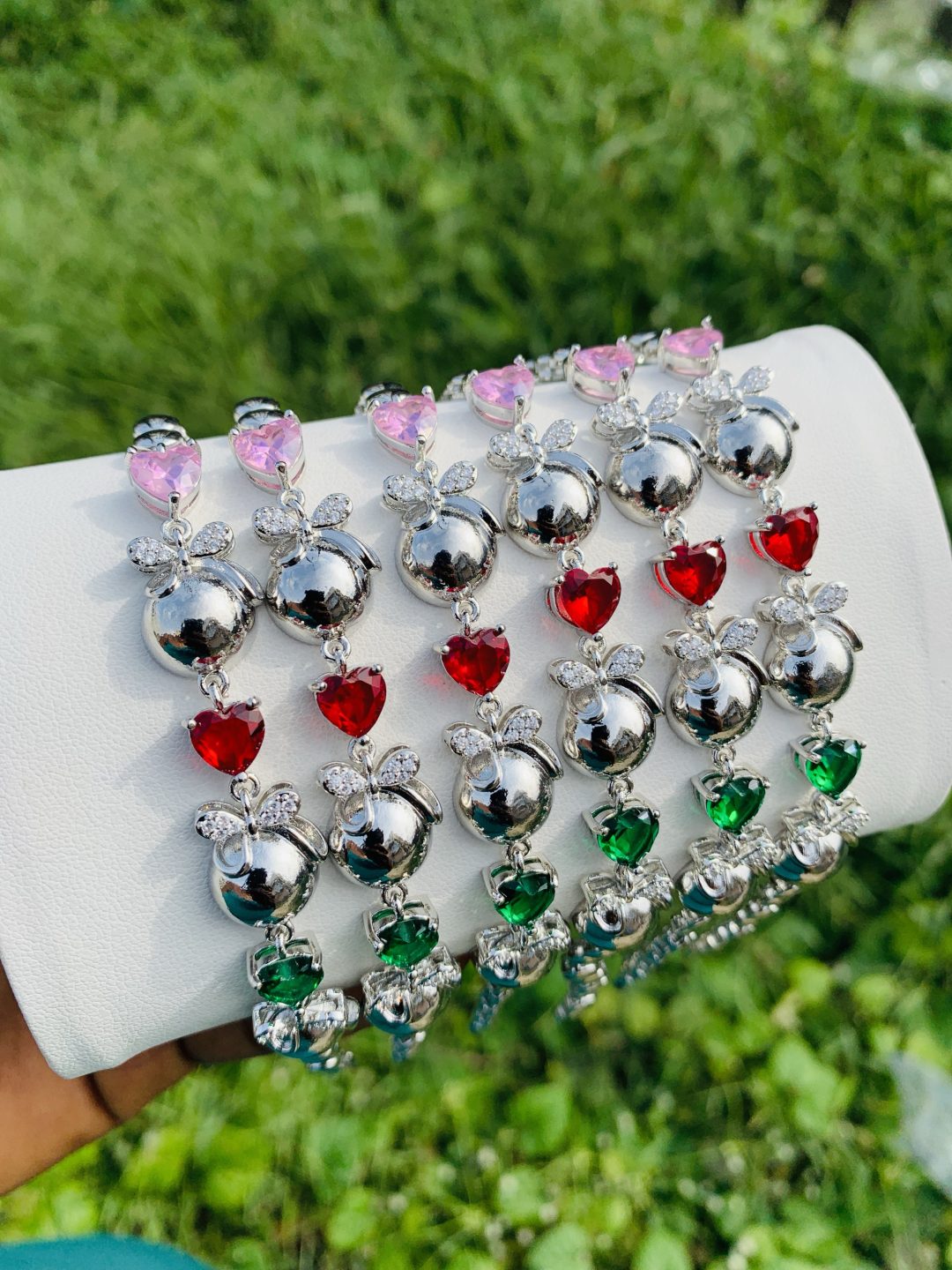 Half stone bracelet 020 - Image 2