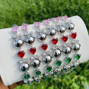 Half stone bracelet 020