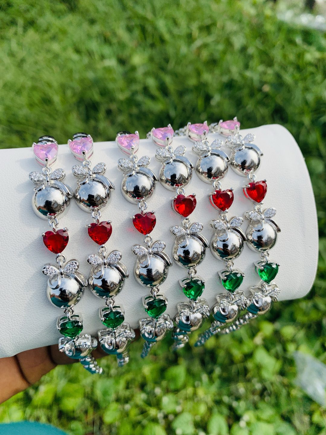 Half stone bracelet 020