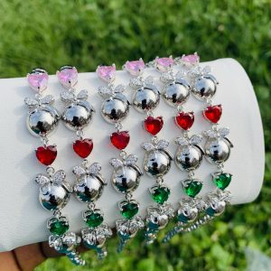 Half stone bracelet 020