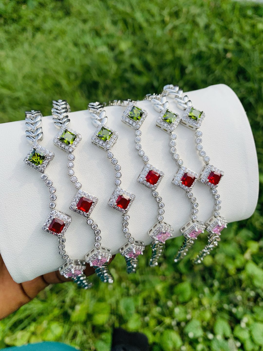 Half stone bracelet 024 - Image 2