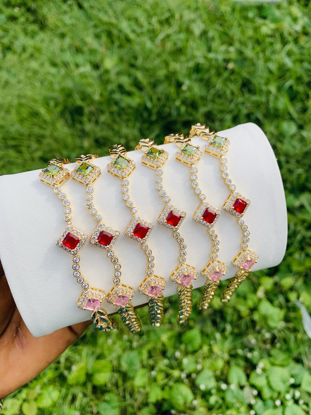Half stone bracelet 025 - Image 2