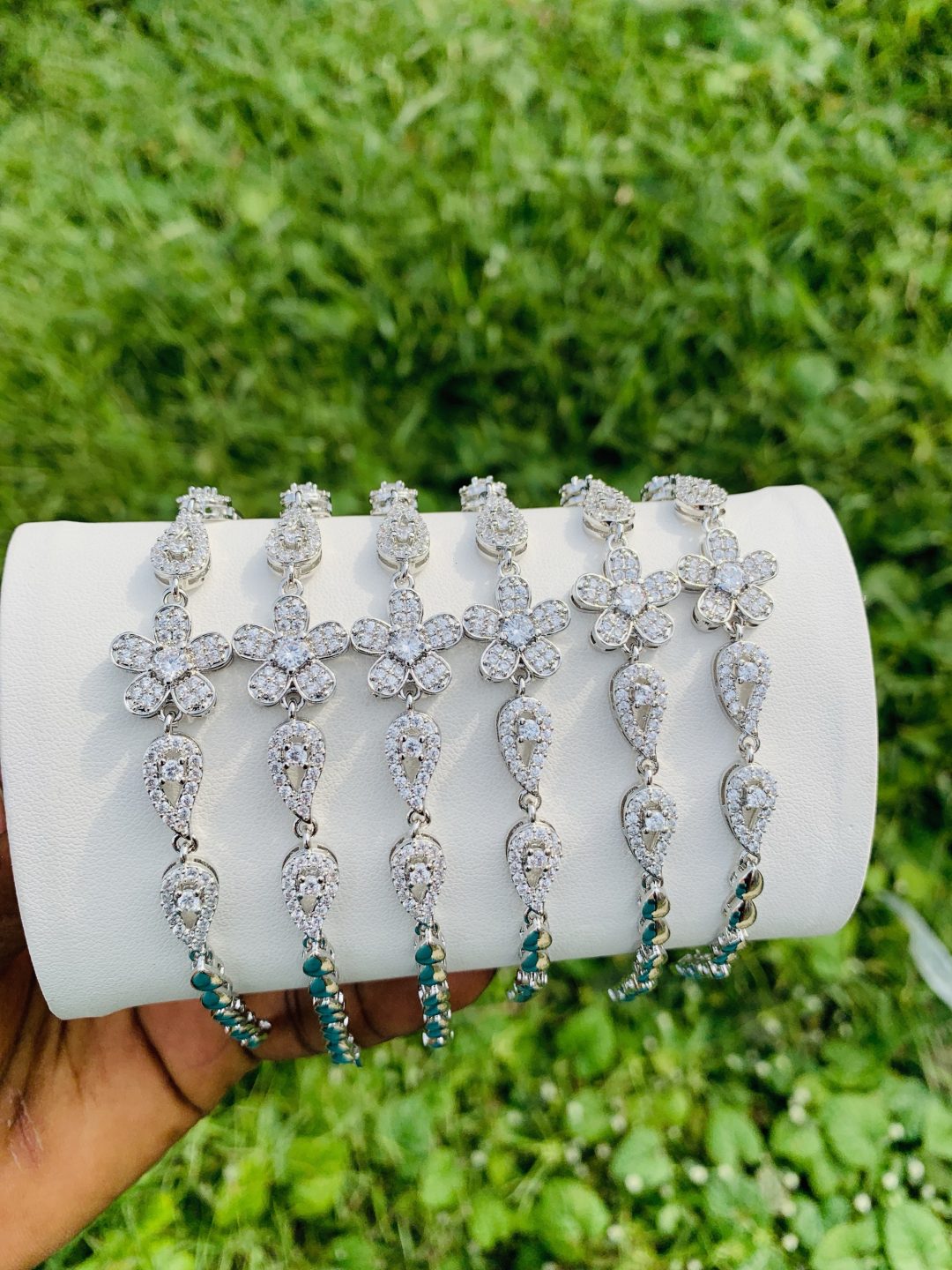 Half stone bracelet 026