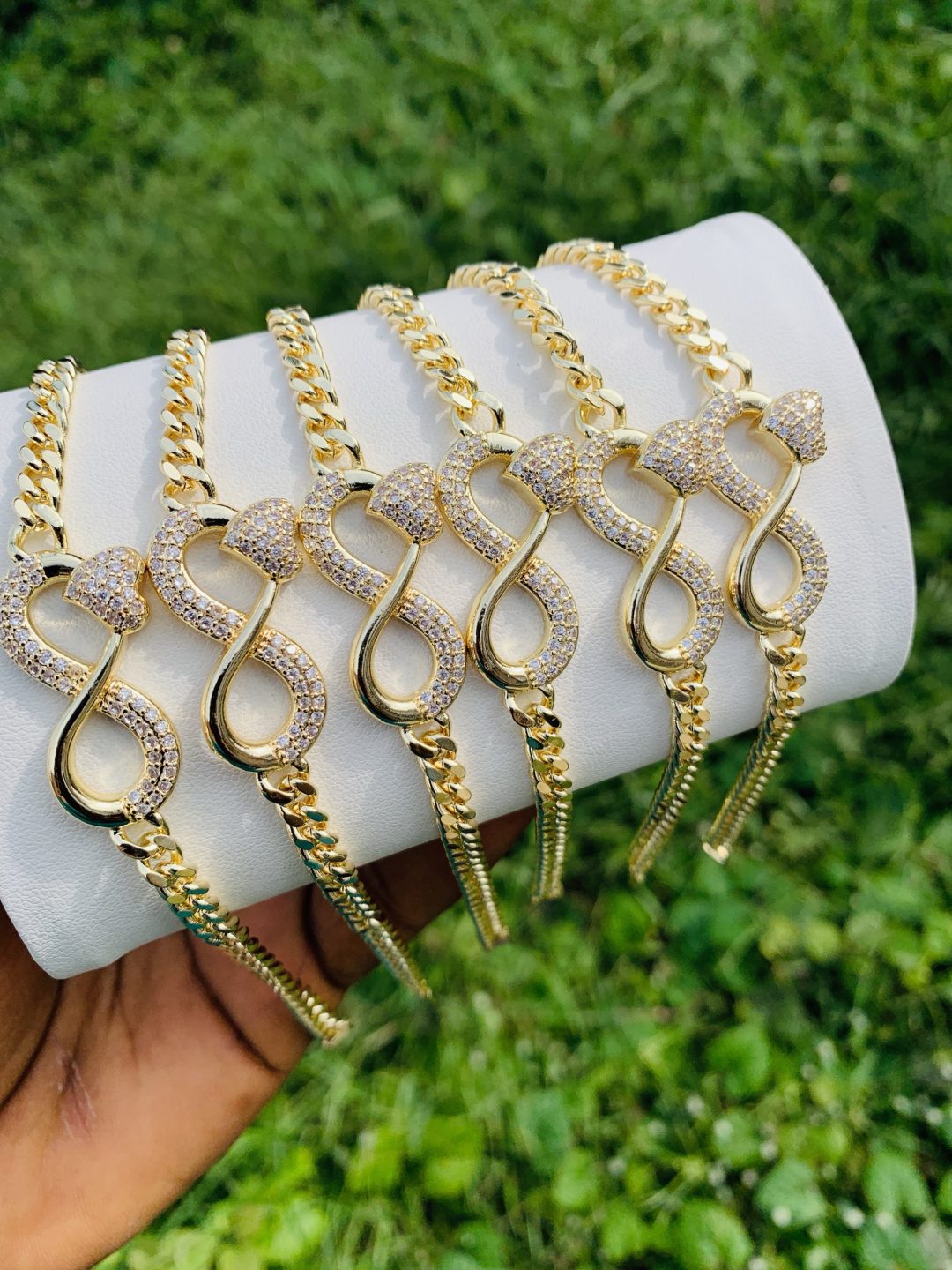 Half stone bracelet 027 - Image 2