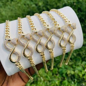 Half stone bracelet 027