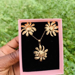 Luxury steel gold set comes with exact box 025