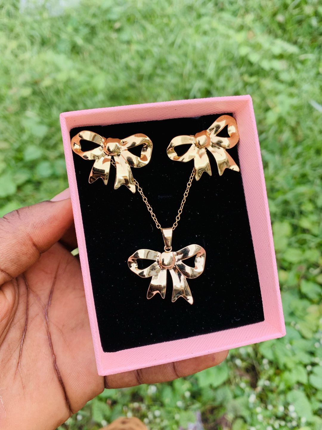 Luxury steel gold set comes with exact box 021 - Image 2
