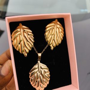 Luxury steel gold set comes with exact box 012
