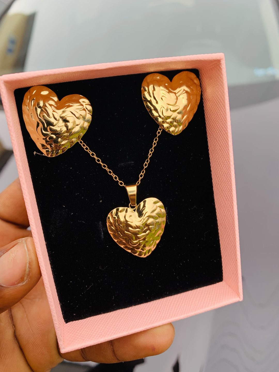 Luxury steel gold set comes with exact box 010 - Image 2