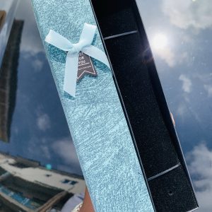 Long colored bracelet box