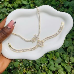 Tennis Necklace and Bracelet combo no box 001