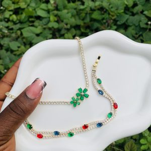 Tennis Necklace and Bracelet no box 002