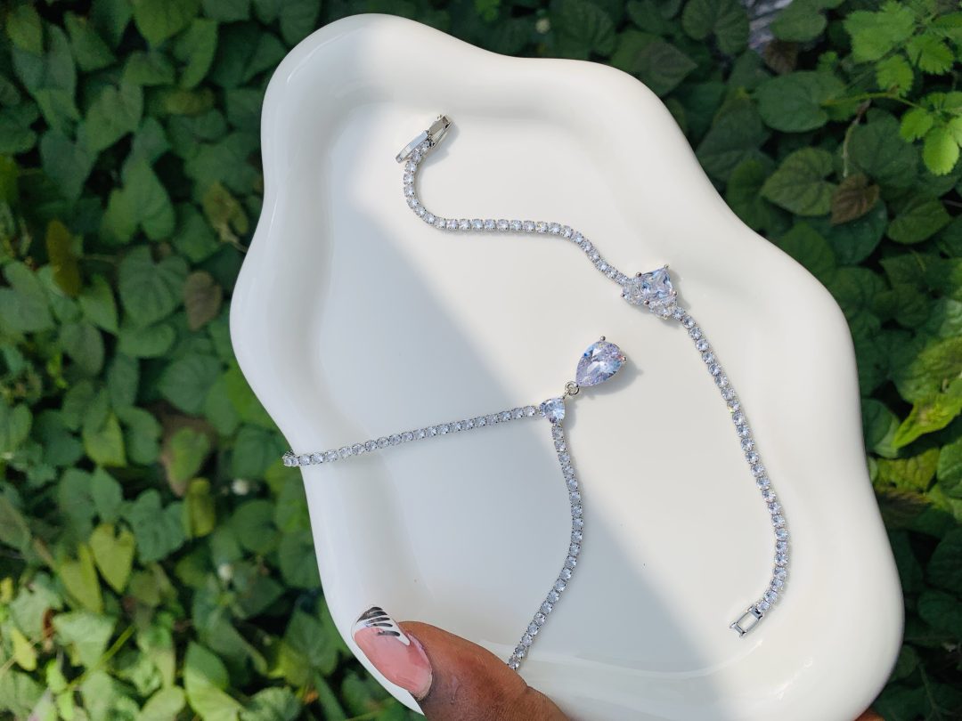 Tennis Necklace and Bracelet no box 004