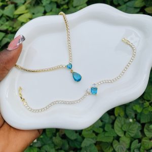 Tennis Necklace and Bracelet no box 005