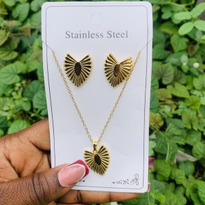 Stainless steel gold set 013