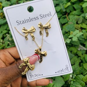 Stainless steel gold set 018