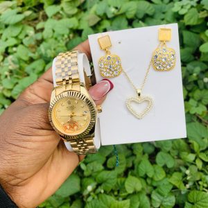 Rolex oyster plain watch combo