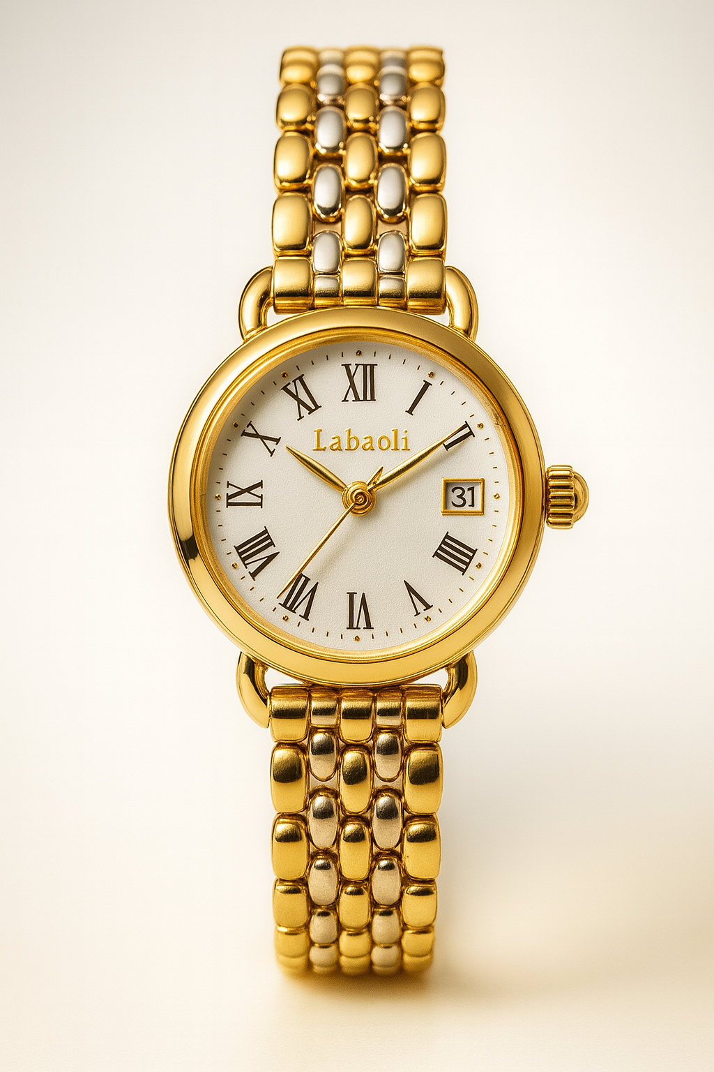 Labaoli full Göld luxury watch boxed