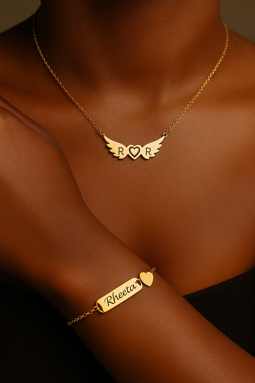 Engraved female combo