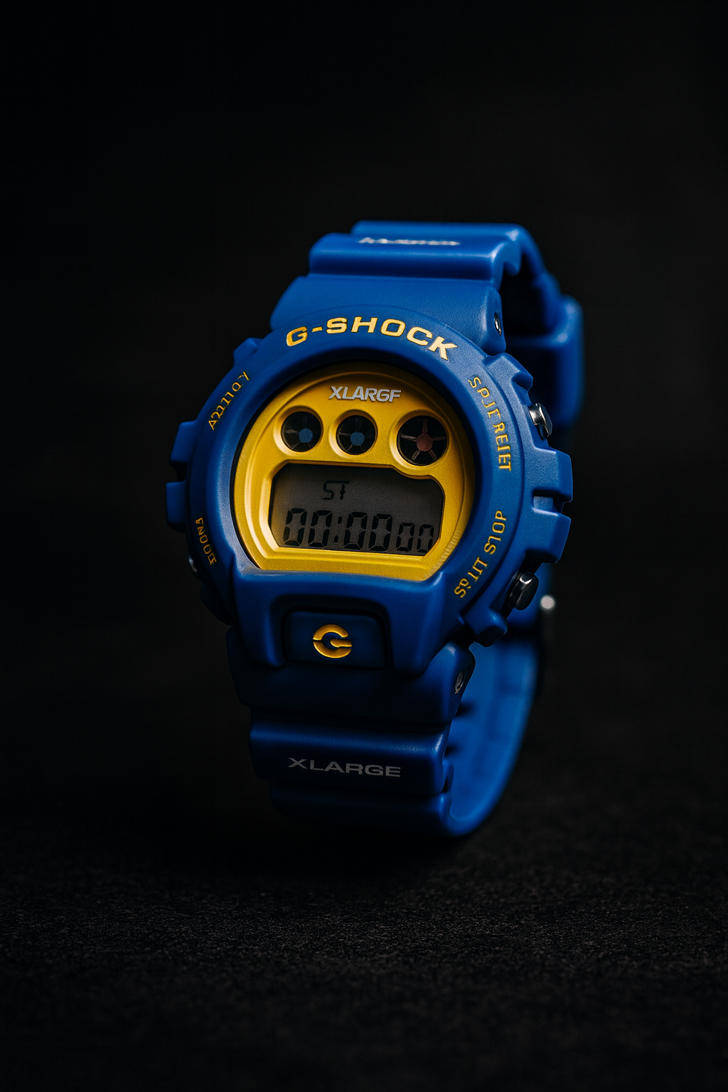 G shock orbit blue yellow boxed
