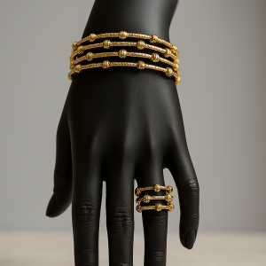 MD GOLD BRACELET SET 001