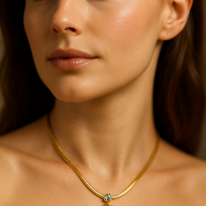 Stainless steel necklace 008