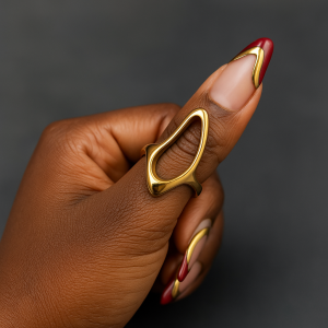 Stainless steel rings 010 size 9