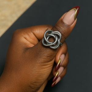 Stainless steel rings 011 size 9