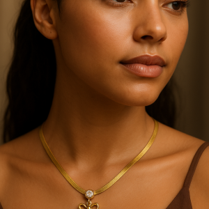 Stainless steel necklace 012