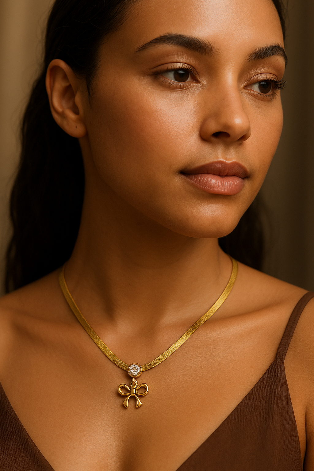 Stainless steel necklace 012