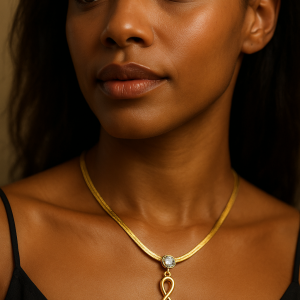 Stainless steel necklace 011