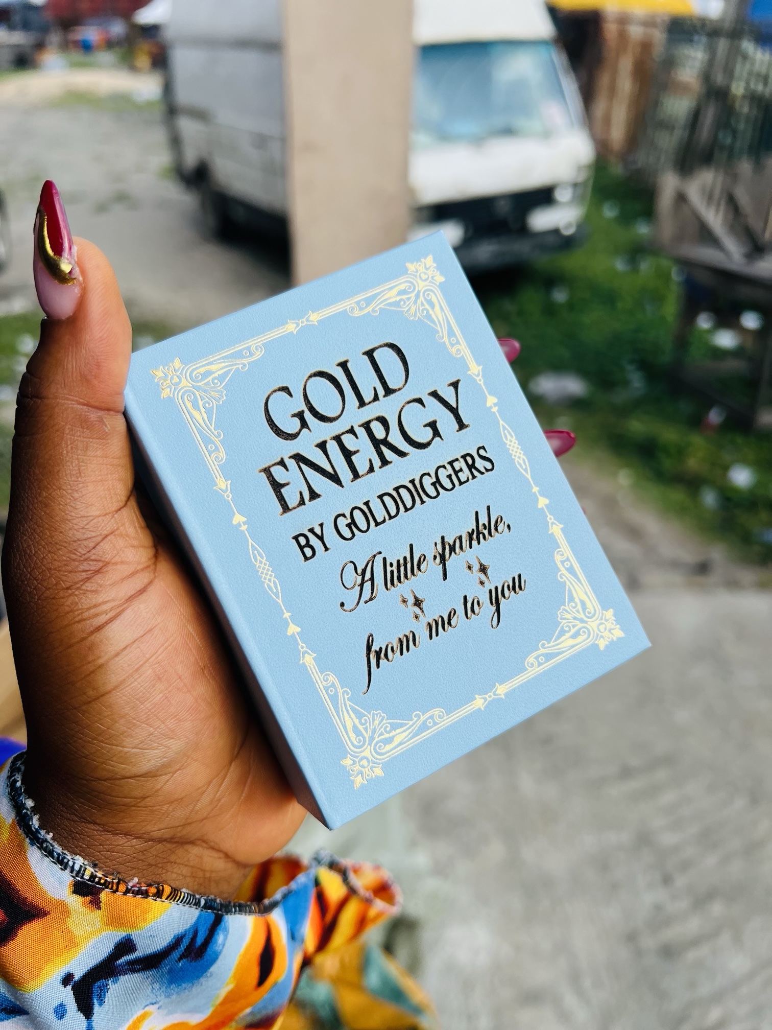 A piece of Engraved booklet box