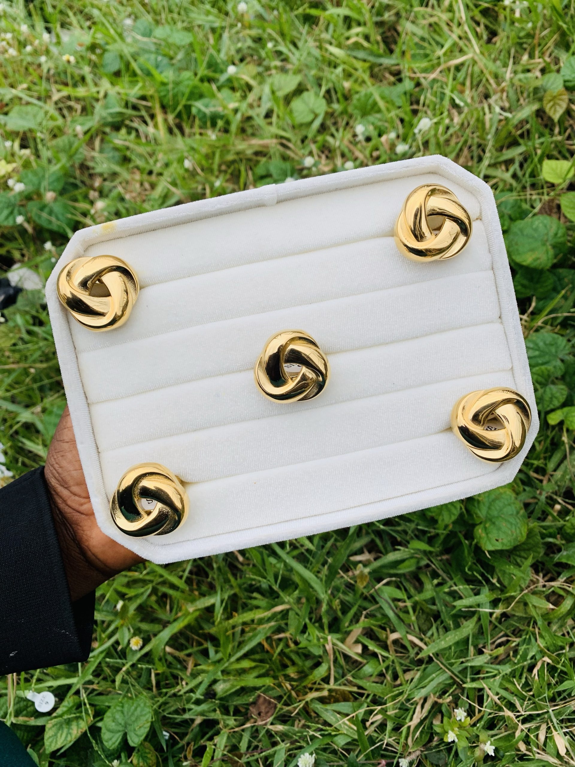 Stainless steel ring size 8