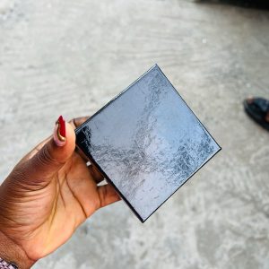 Black shiny foam display box