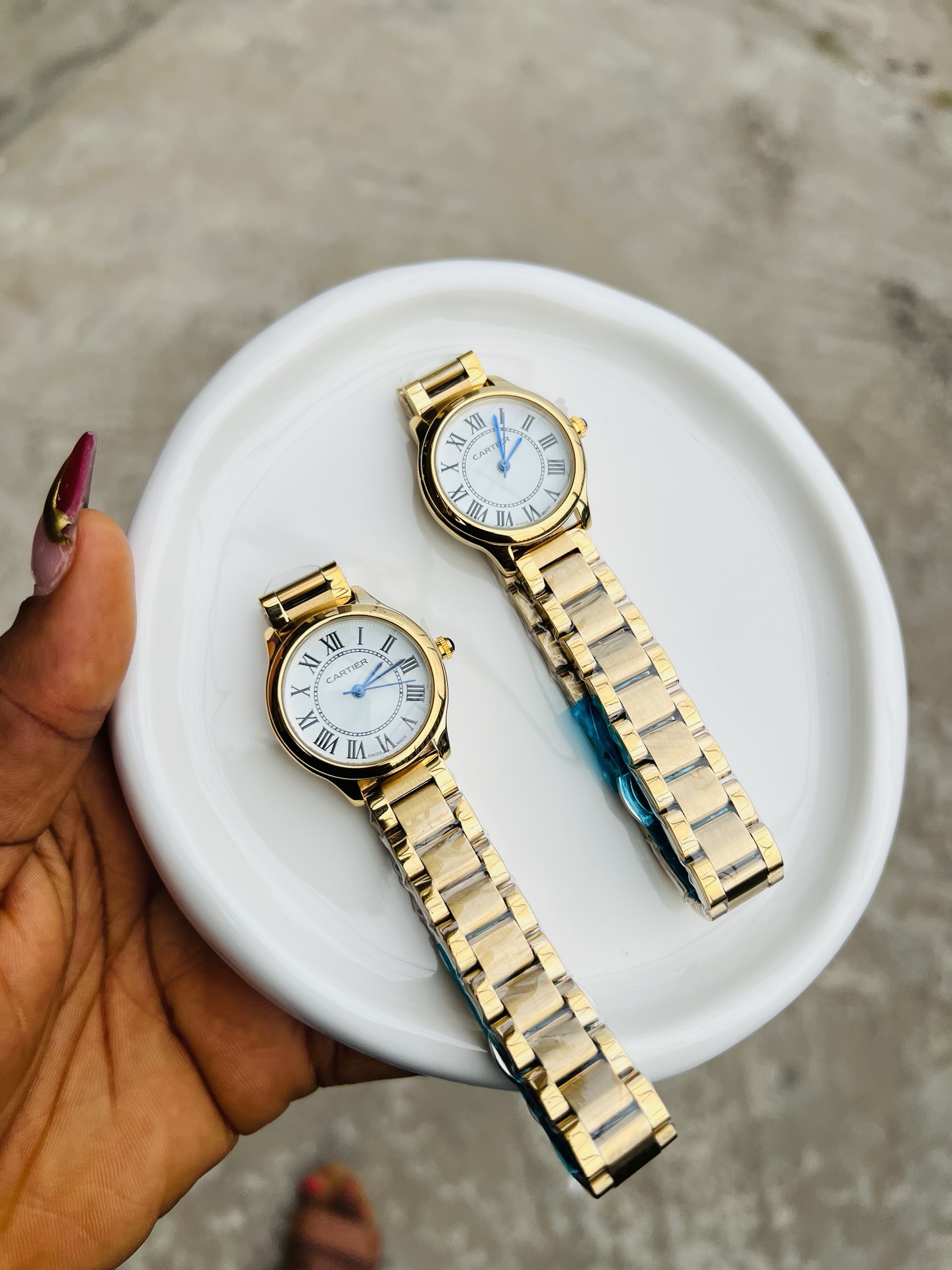 Cartier vintage gold watch